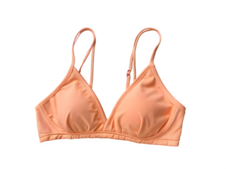 Peach colour bra.Modern fashion cloths for ladies.