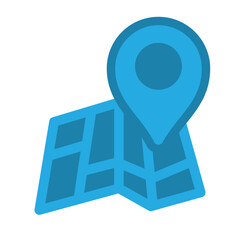 Pin location icon design template