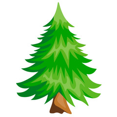 tree fir tree green no background vector