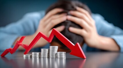 Financial market crisis sharp decline in stock valuations global overview data visualization economic environment analytical perspective market trends