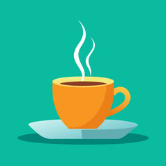 a-hot-tea-in-a-beautiful-cup-placed-on-a-table