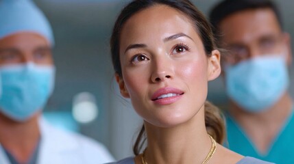 Urgent surgical procedure inside a busy hospital operating room realistic medical drama scene close-up perspective healthcare environment