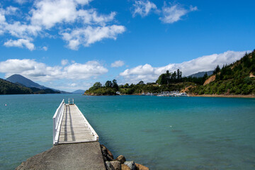 Scenic Pier Over Turquoise Bay