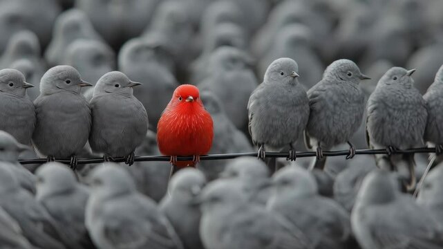 Stand out from the crowd with a vibrant, unique perspective and bold individuality.