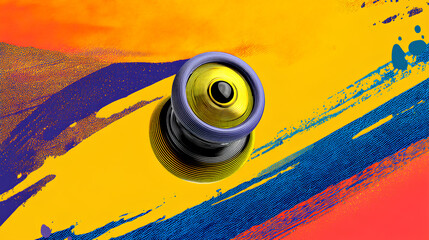 yoyo animation with color background