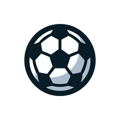 Obraz premium A classic black and white soccer ball resting on a clean, flat surface, ideal for sports themes