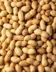 Roasted peanuts, A close-up of peanuts, capturing their natural appeal and potential for delicious culinary creations, Peanut in white background