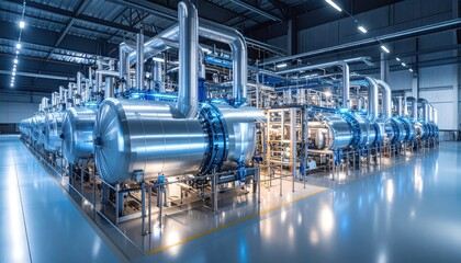 Fototapeta premium Industrial plant interior