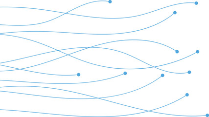 Technology circuit electronics digital blue line pattern vector design