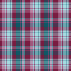 Teal and Wine Fashion Plaid Seamless Repeat