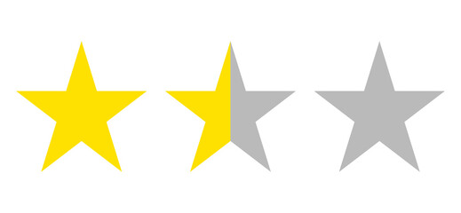 Simple Star Yellow-Yellow, Gray-Gray