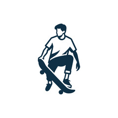 Young skateboarder performing a trick in an urban skate park with vibrant graffiti background