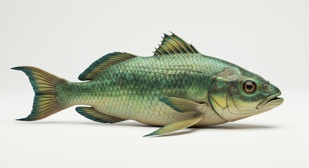 Fototapeta premium Fish profile studio shot