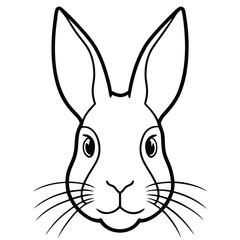 vector illustration of a rabbit