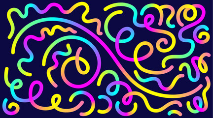 3d gradient colors and wavy patterns for a modern look. Abstract background Graphic shapes and lines create a dynamic wave design by combining organic elements and fluid curves