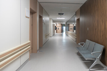 The passage of the hospital consultation room
