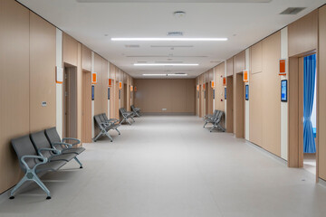 The passage of the hospital consultation room