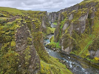 Fjadrargljufur Fjädrar-Schlucht Island - schönste Schlucht / Canyon