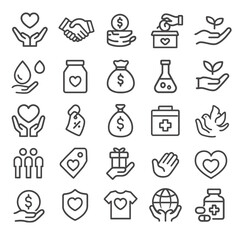 set of medical icons vector, medical icons