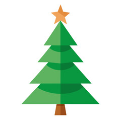 Obraz premium Christmas Tree vector illustration 