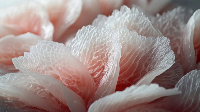 Emperors (Pigface Bream) fish sashimi plate.
Freshly Sliced Sashimi. 
