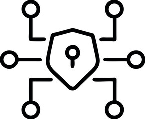 Poster style infographic on top cybersecurity tips for safe internet use