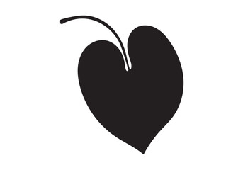  leaf silhouette vector art leave
 leaf icon, ideal for representing nature, sustainability, 