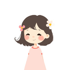 Cute Little Summer Girl 