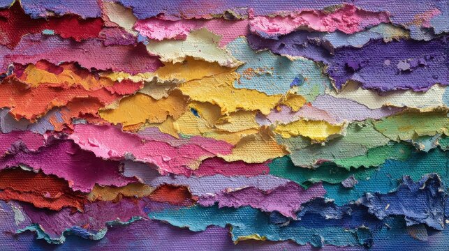 Vibrant Abstract Rainbow Color Palette Textured Background for Creative Design Projects and Digital Artwork - Powered by Adobe