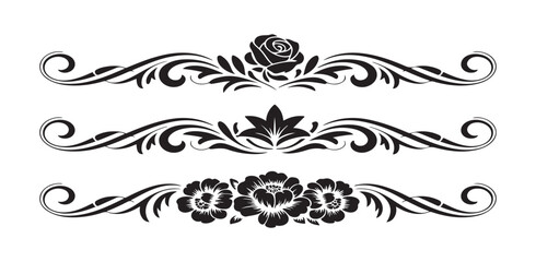 vintage floral ornament abstract floral design element  vector illustration of a background