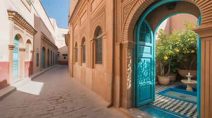 Obraz premium Entrance to the mosque