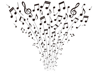 音符・五線譜_9黒