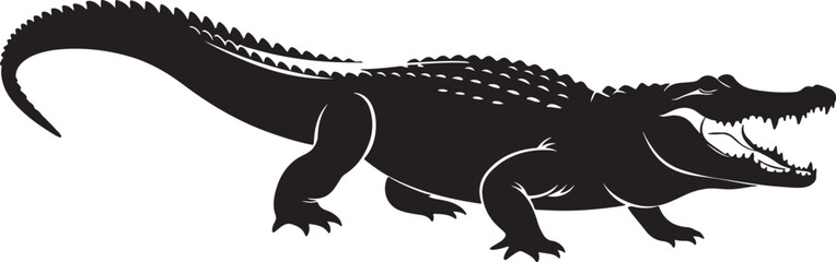 vector illustration of a silhouette of an eagle