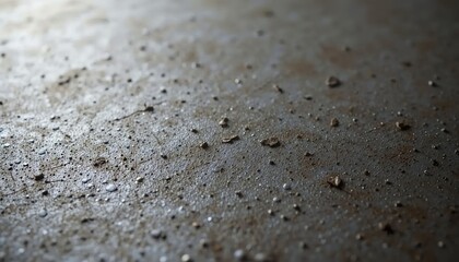 Macro of cold-rolled iron sheet, textured with faint grinding marks, minimalist industrial background.