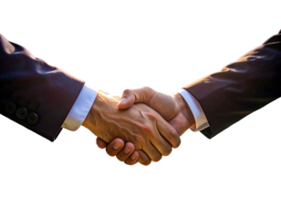 Powerful Partnership: A Handshake Representing Collaboration and Success