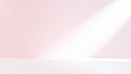 Light-filled, soft-pink room