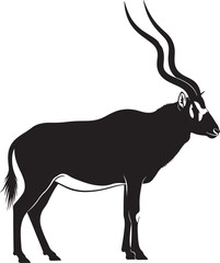 silhouette of a deer