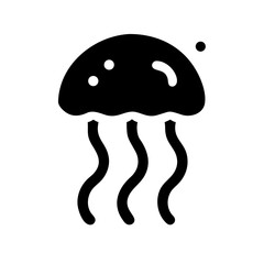 Glowing Jellyfish Under Deep-Sea Lighting