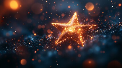 Glimmering Starry Night: A Festive Celebration