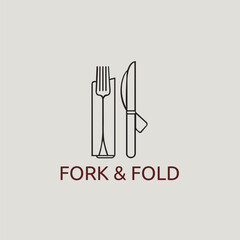 Fork and Knife Logo for Restaurant or Catering