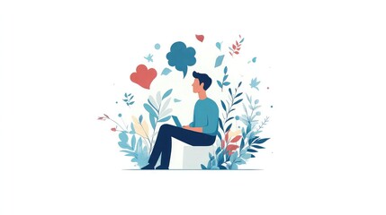Mental health support and resources infographics showing awareness campaigns therapy options stress management techniques access to care statistics visualization charts