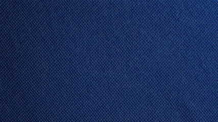 Dark Blue Fabric Surface with a Fine Weave Pattern Presents a Visually Appealing and Versatile Textile Backdrop