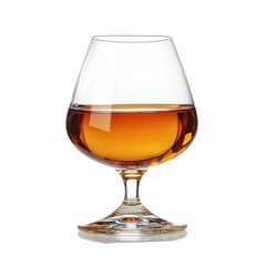 Brandy drink isolate on transparent background
