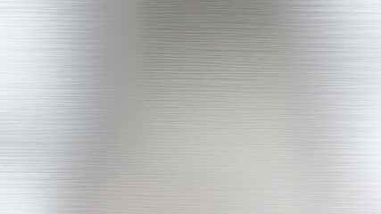 Subtle Gradient on Silver Surface with Horizontal Grain Texture and Faint White Glow from Edges, Abstract and Elegant Metallic Backdrop