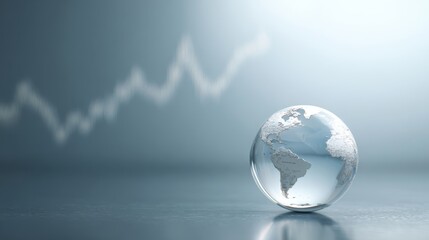 The crystal globe emphasizing global business growth and analytics trends.