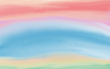 Abstract Pastel Watercolor Sky Background