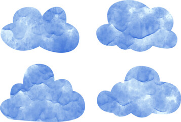 vector illustration of clouds