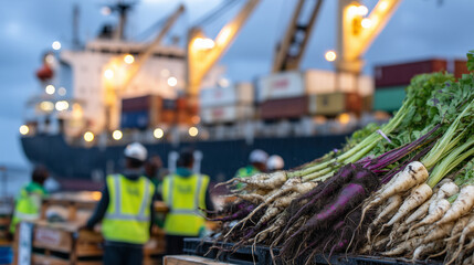 Obraz premium Handpicked organic vegetables