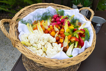Panier de crudit&eacute;s