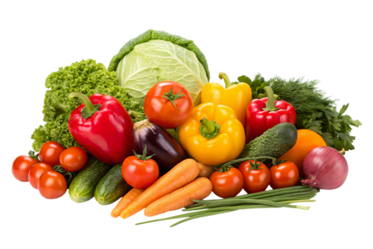 Vibrant selection of fresh, healthy vegetables bursting with color and flavor, perfect for culinary inspiration and healthy eating